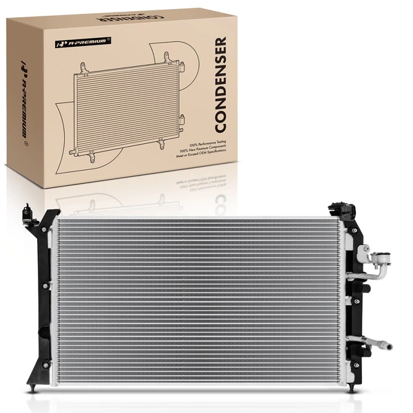 AC Condenser without Receiver Drier for Toyota Sienna 1998-2003 V6 3.0L