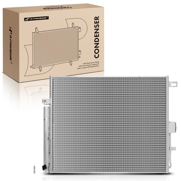 AC Condenser with Receiver Drier for 2015-2020 Dodge Durango