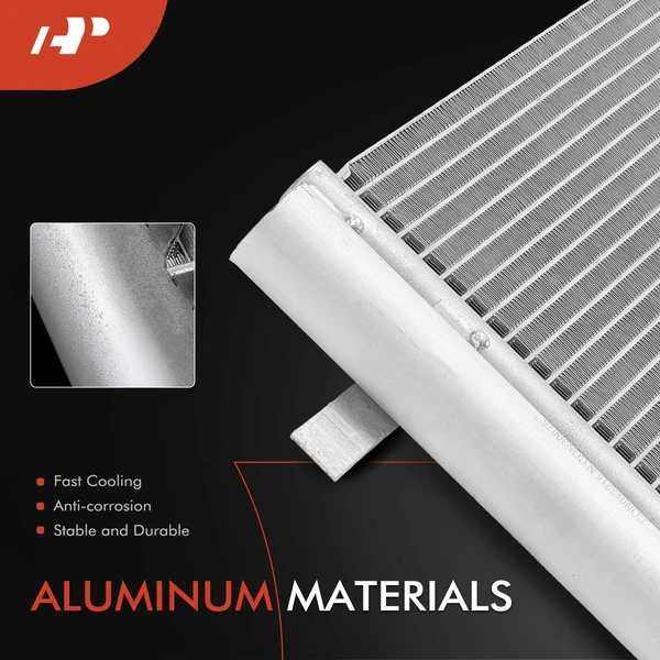 AC Condenser with Receiver Drier for Hyundai Elantra 2017-2019 Turbocharged