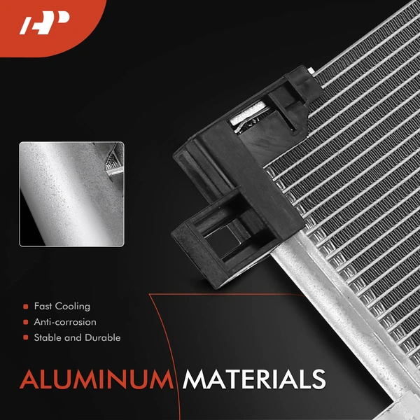 AC Condenser with Receiver Drier for Toyota Camry 2018-2024 RAV4 Avalon