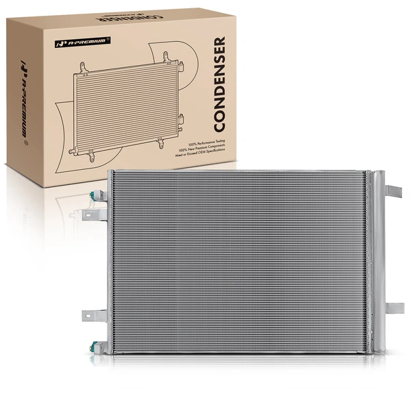 AC Condenser with Receiver Drier for Ford F-250 F-350 Super Duty 2017-2022