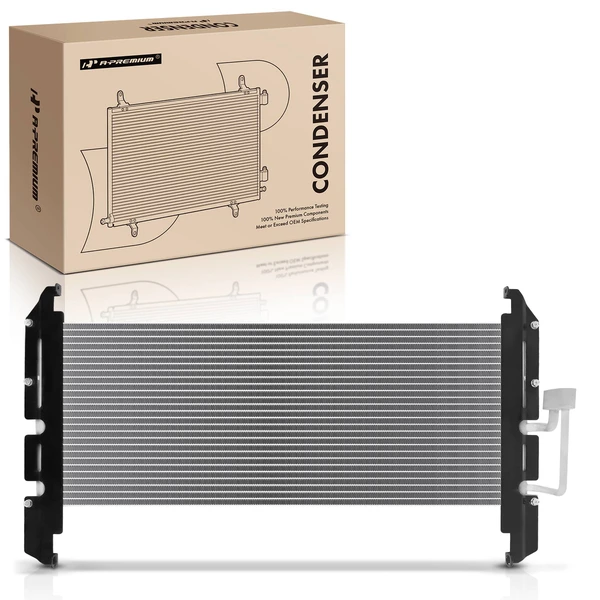 AC Condenser without Receiver Drier for Chevrolet Prizm 1998-2002 L4 1.8L