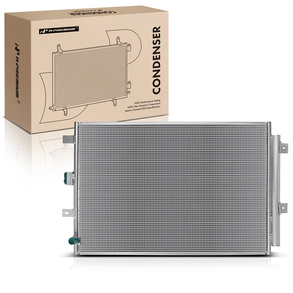 AC Condenser with Receiver Drier for 2019-2022 Ford Edge