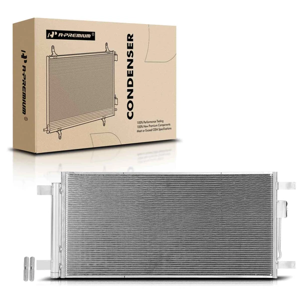 AC Condenser with Receiver Drier & Bracket for 2019-2022 Ram 2500