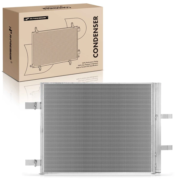 AC Condenser with Receiver Drier & Bracket for 2021-2023 Nissan Rogue