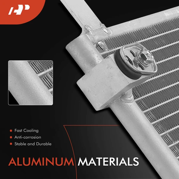 AC Condenser with Receiver Drier & Bracket for Honda CR-V 2020 2021 2022 L4 2.0L