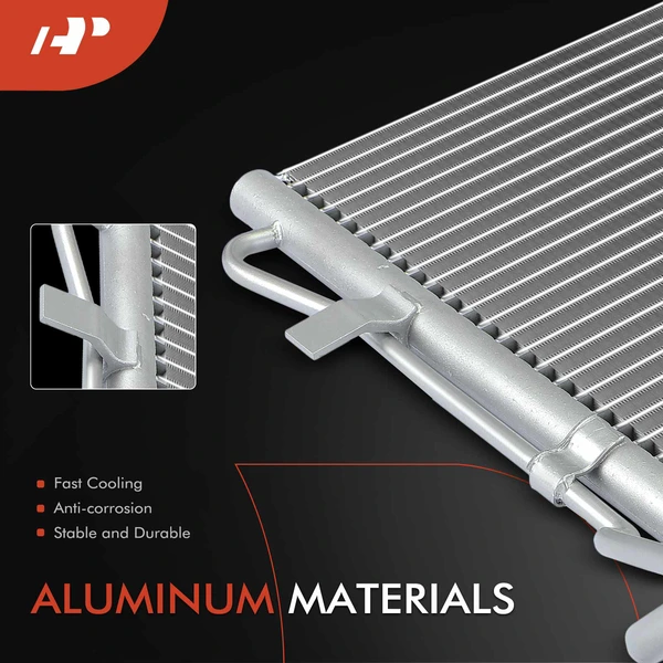 AC Condenser with Receiver Drier & Bracket for Kia K5 EX GT-Line LX LXS L4 1.6L Sedan