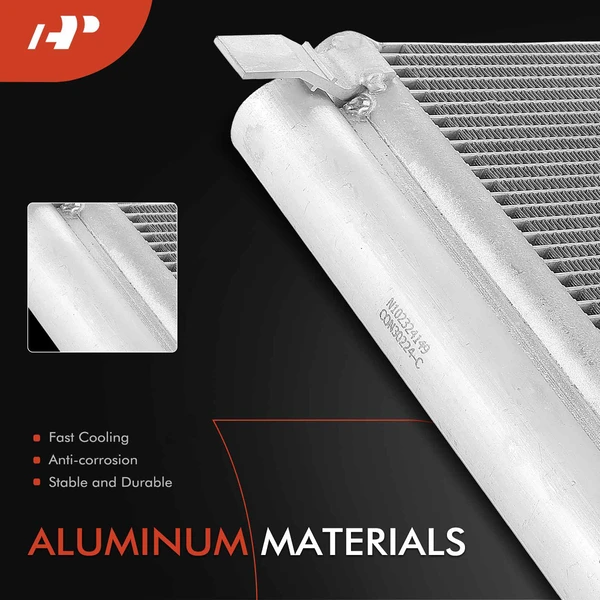 AC Condenser with Receiver Drier & Bracket for Hyundai Sonata 2020-2023 L4 2.0L