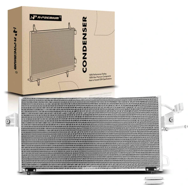 AC Condenser without Receiver Drier for 1999-2002 Mercury Villager