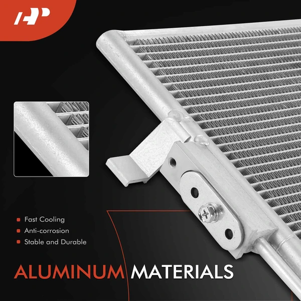 AC Condenser with Receiver Drier & Bracket for Hyundai Tucson 22-24 Kia Sportage 23-24