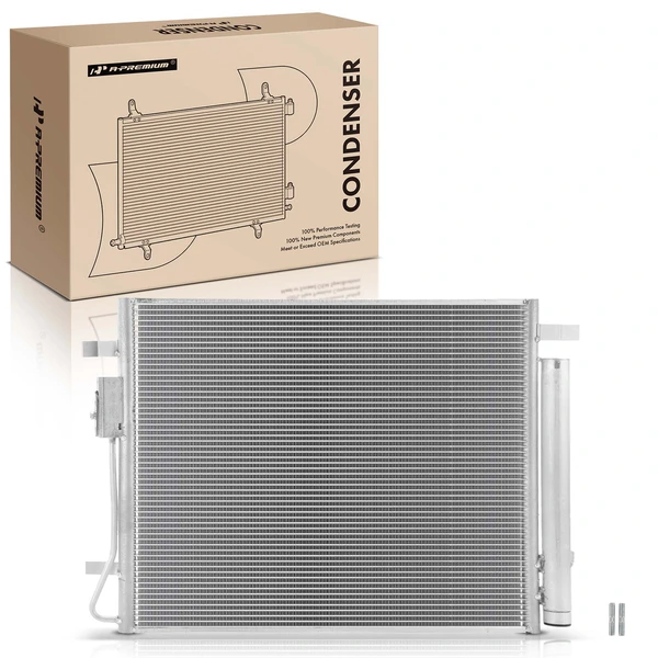 AC Condenser with Receiver Drier & Bracket for Hyundai Tucson 2022-2023 Kia