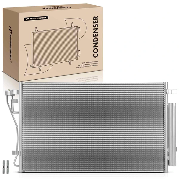 AC Condenser with Receiver Drier & Bracket for 2023 Hyundai Sonata
