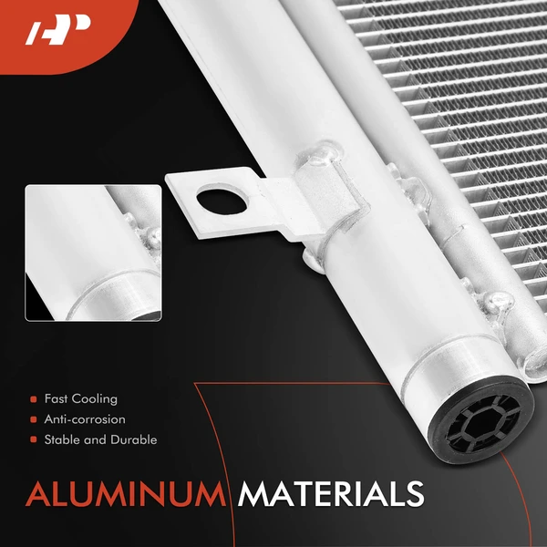 AC Condenser with Receiver Drier for Mazda 3 CX-30 2021-2023 CX-50 2023 L4 2.5L