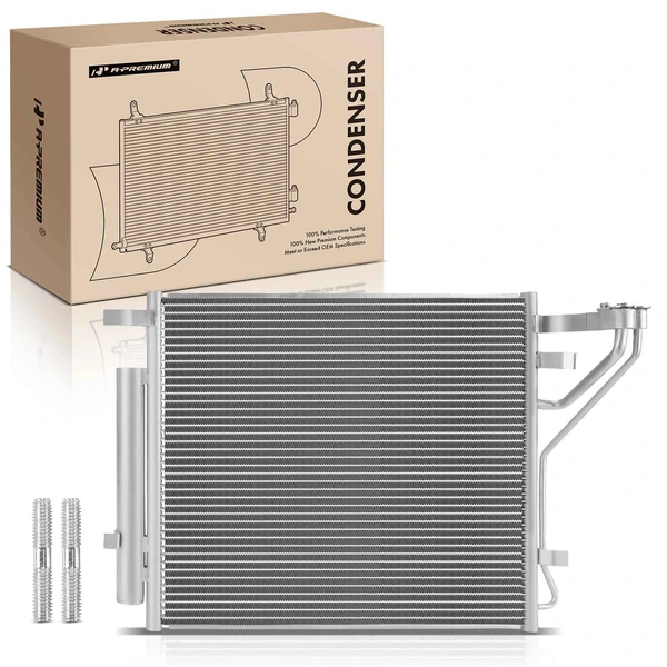 AC Condenser with Receiver Drier & Bracket for 2023 Hyundai Sonata