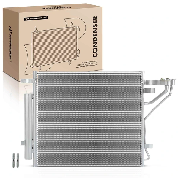 AC Condenser with Receiver Drier & Bracket for 2023 Hyundai Sonata