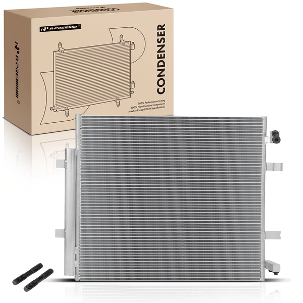 AC Condenser with Receiver Drier & Bracket for 2021-2024 Volkswagen ID.4