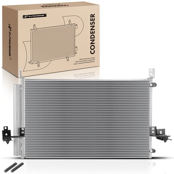 AC Condenser with Receiver Drier & Bracket for 2022-2024 Toyota Tundra