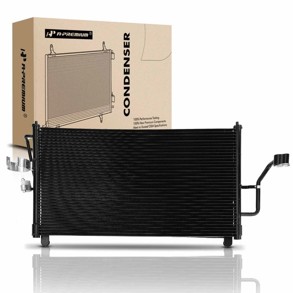 AC Condenser without Receiver Drier for Daewoo Nubira 2000 2001 L4 2.0L