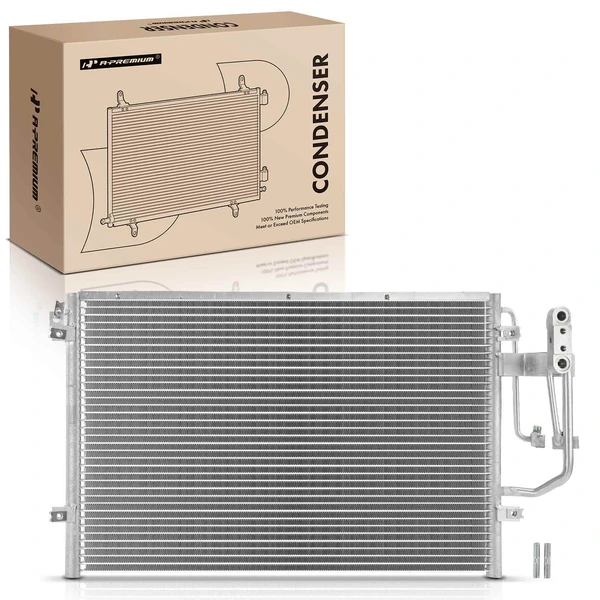 AC Condenser with Bracket for 2000 Saturn LW2