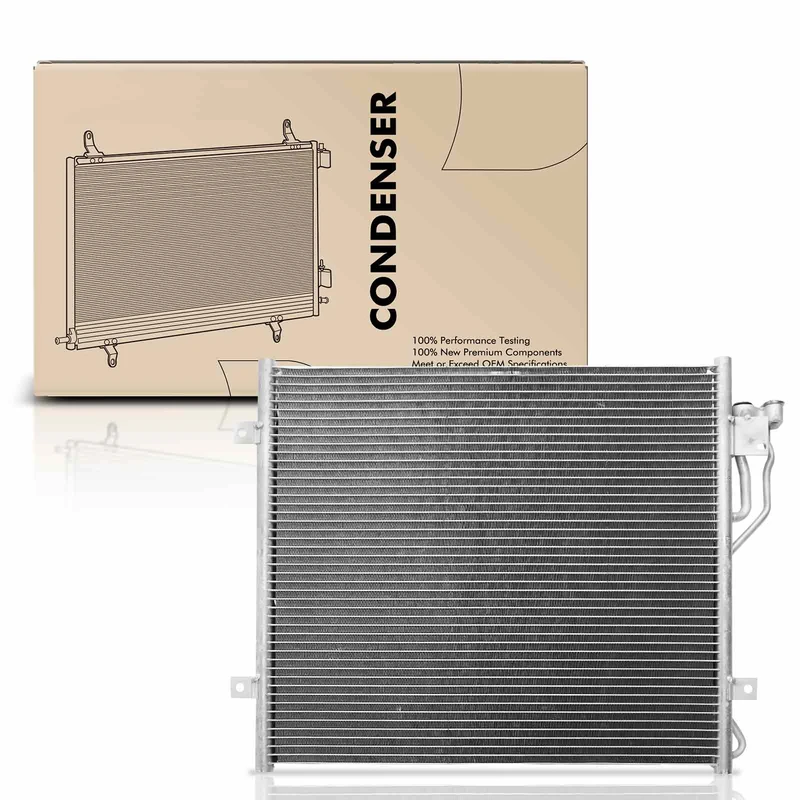 AC Condenser with Receiver Drier for Nissan Altima 02-06 Maxima 04-08 2.5L 3.5L