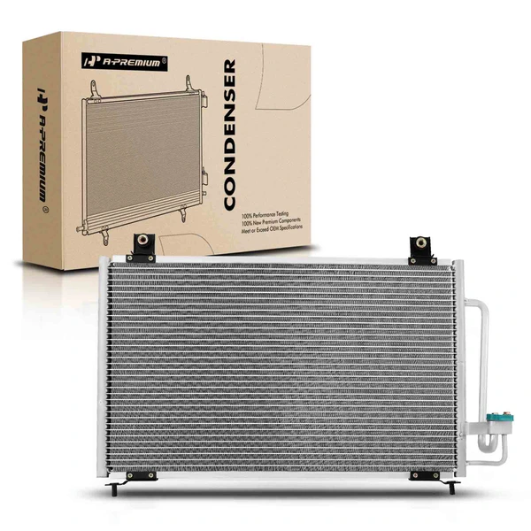 AC Condenser without Receiver Drier for Kia Rio 2001-2002 L4 1.5L