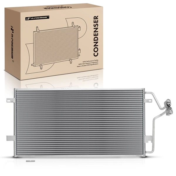 AC Condenser without Receiver Drier for 2000-2005 Cadillac DeVille