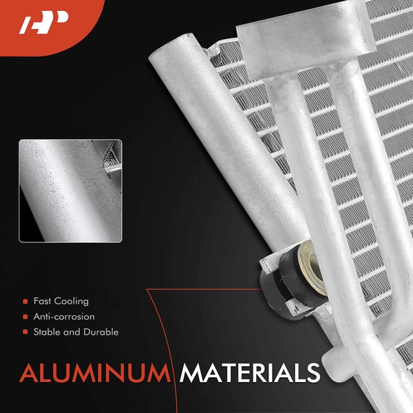 AC Condenser for Volvo S40 V40 2000-2004 L4 1.9L L5 2.4L 2.5L