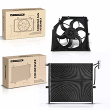 AC Condenser & Single Cooling Fan Assembly Kit