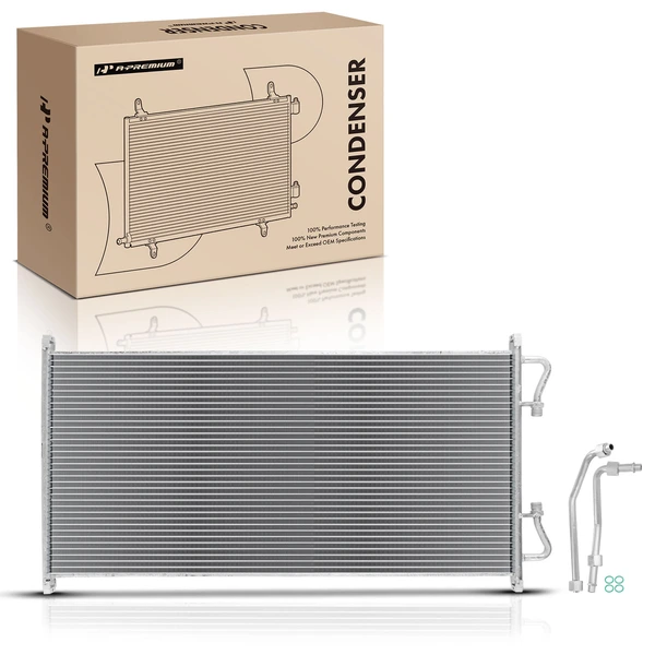 AC Condenser without Receiver Drier for Ford F-150 2004-2008 Lincoln Mark LT