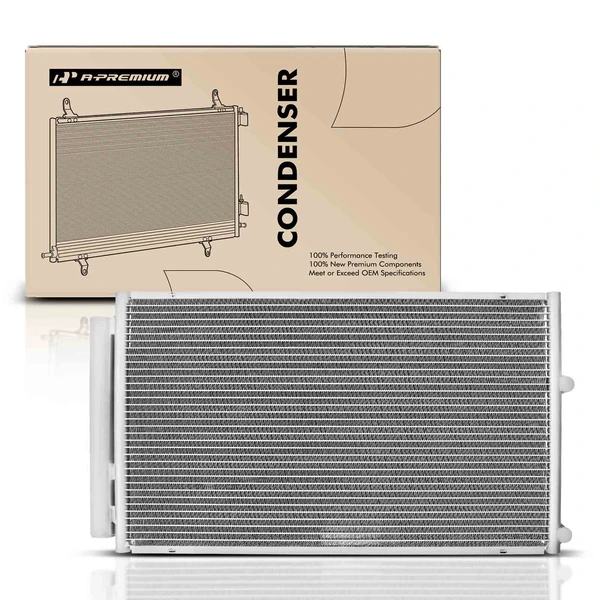 AC Condenser with Receiver Drier for Toyota Prius 2004 2005 2006-2009 L4 1.5L