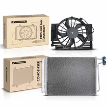 AC Condenser & Single Cooling Fan Assembly Kit