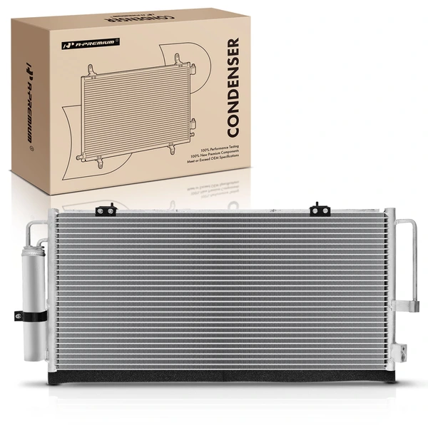 AC Condenser with Receiver Drier for Subaru Impreza 2002-2003 2.0L 2.5L