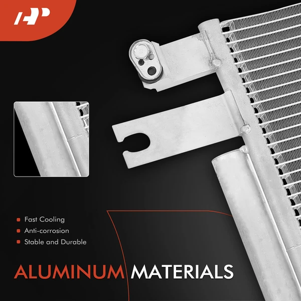 AC Condenser with Receiver Drier for Nissan Pathfinder 2001-2004 INFINITI QX4