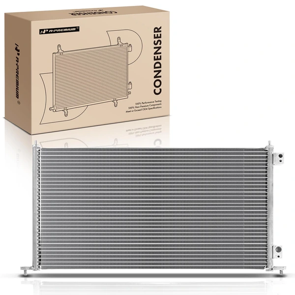 AC Condenser without Receiver Drier for Honda Civic 2002-2005 L4 2.0L