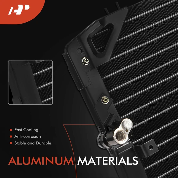 AC Condenser with Bracket for Toyota Camry 1987-1991 Lexus ES250 1990-1991