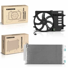 AC Condenser & Single Cooling Fan Assembly Kit