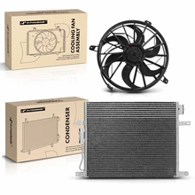 AC Condenser & Single Cooling Fan Assembly Kit