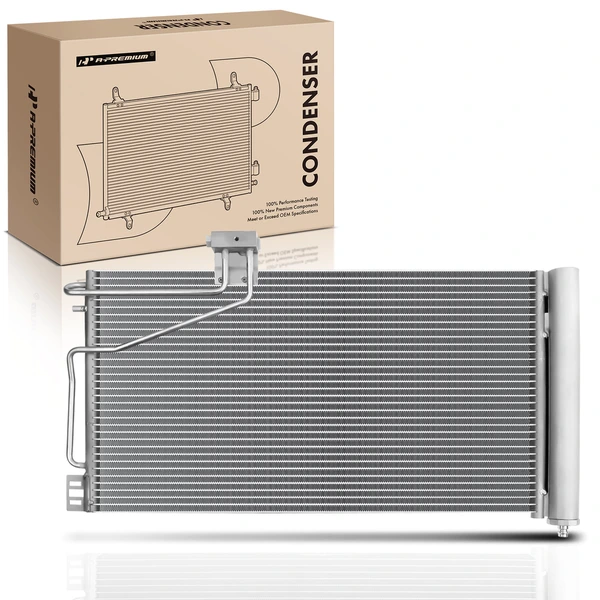 AC Condenser with Receiver Drier for 2001-2005 Mercedes-Benz C320
