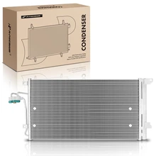 AC Condenser with Receiver Drier for Volkswagen Touareg Audi Q7 Porsche Cayenne