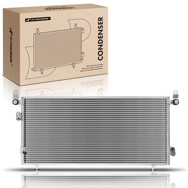AC Condenser without Receiver Drier for 2000-2005 Toyota Tundra