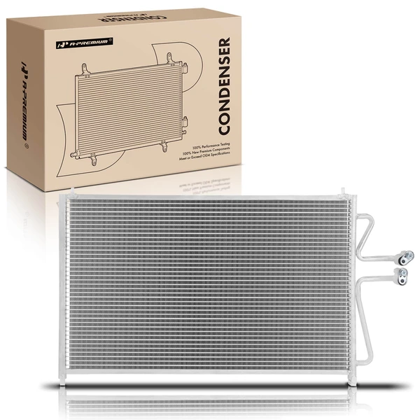 AC Condenser without Receiver Drier for 2005-2007 Ford Escape