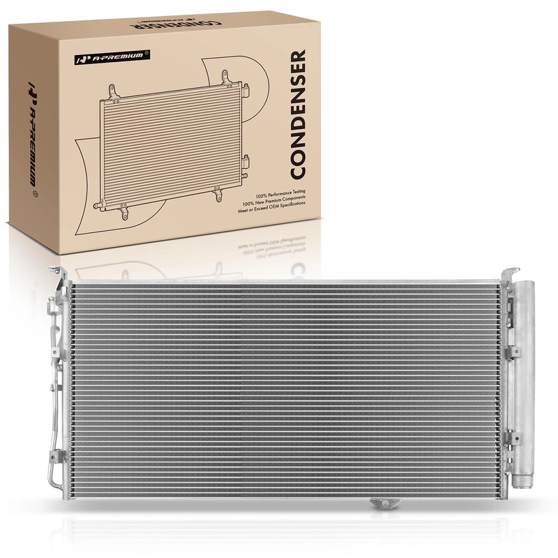 AC Condenser with Receiver Drier for 2005 Kia Amanti