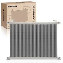 AC Condenser with Bracket for Caterpillar 416E 420E 422E 428E 430E 432E 434E 442E