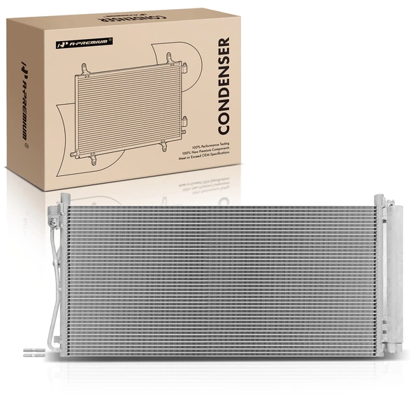 AC Condenser with Receiver Drier for Hyundai Azera Sonata Kia Magentis Optima