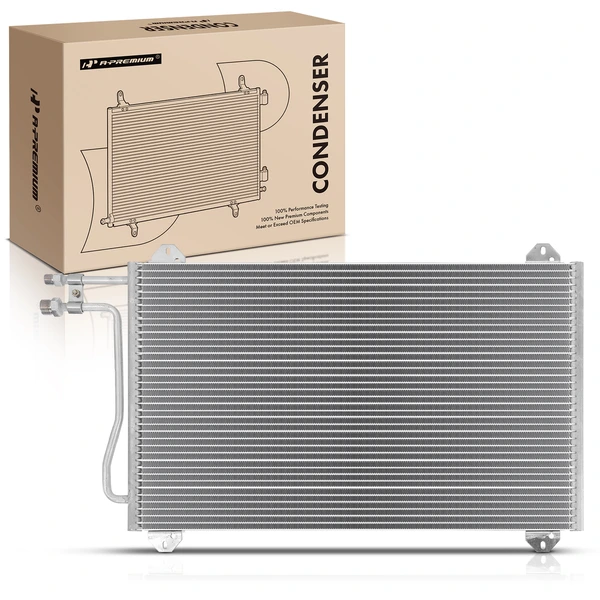 AC Condenser without Receiver Drier for 2002-2006 Freightliner Sprinter 3500