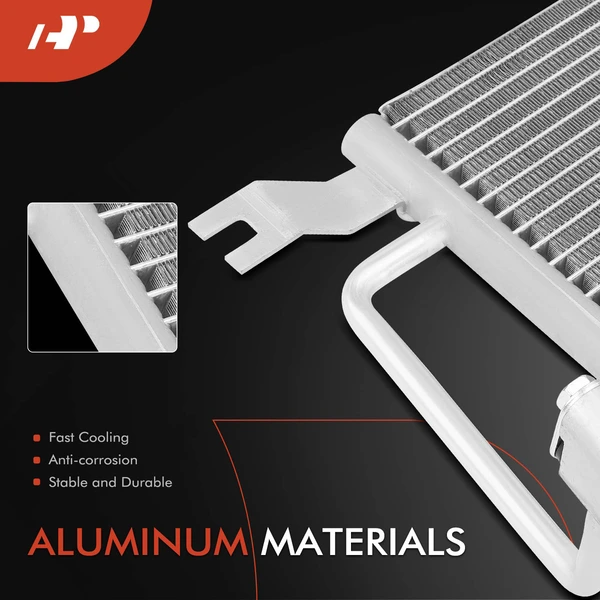 AC Condenser with Receiver Drier & Bracket for Saturn Sky 2007-2010 L4 2.0L 2.4L