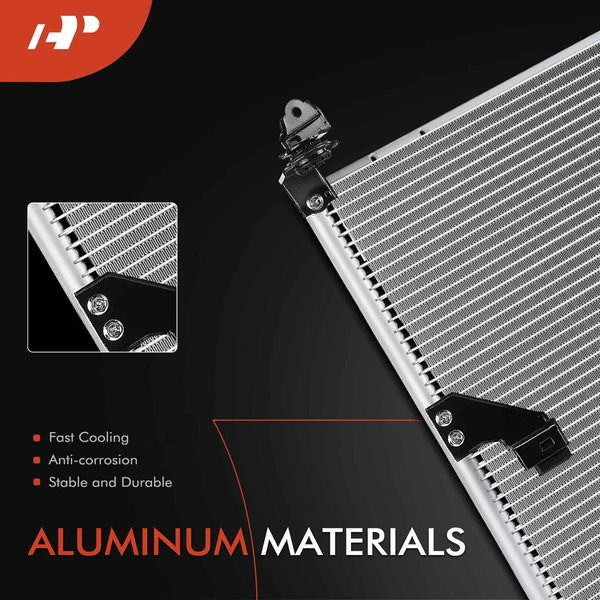 AC Condenser with Receiver Drier & Bracket for Toyota 4Runner 2010 L4 2.7L