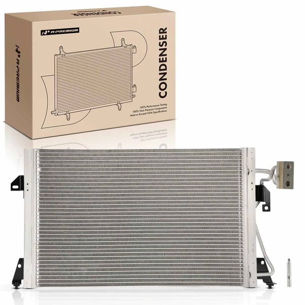 Aluminum AC Condenser for Dodge Grand Caravan Chrysler Town & Country Plymouth