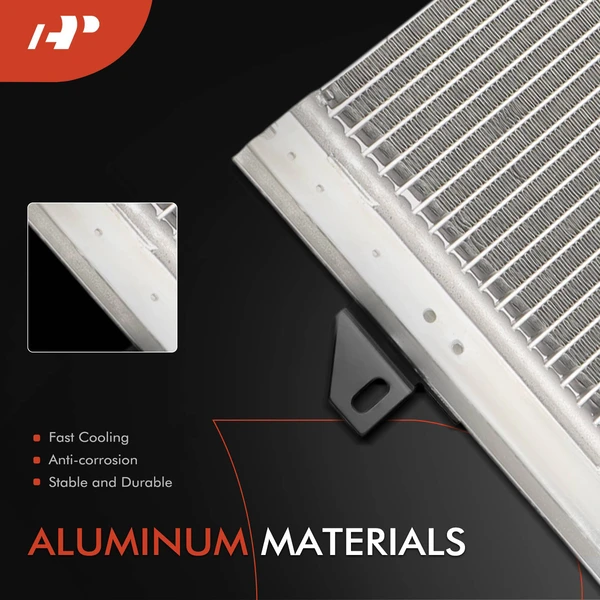 Aluminum AC Condenser for Dodge Grand Caravan Chrysler Town & Country Plymouth