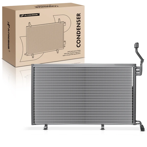 AC Condenser without Receiver Drier for 2014-2019 Ford Fiesta